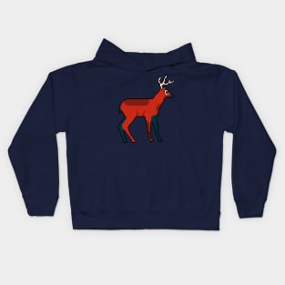 Forest Wanderer: Pixel Art Deer Design for Trendy Fashion Kids Hoodie